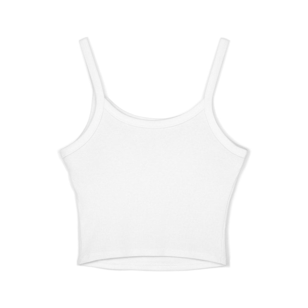 TTYJGLR Mean Green Bulldog Logo Crop Tank Top - Women's Spaghetti Strap Graphic Tank