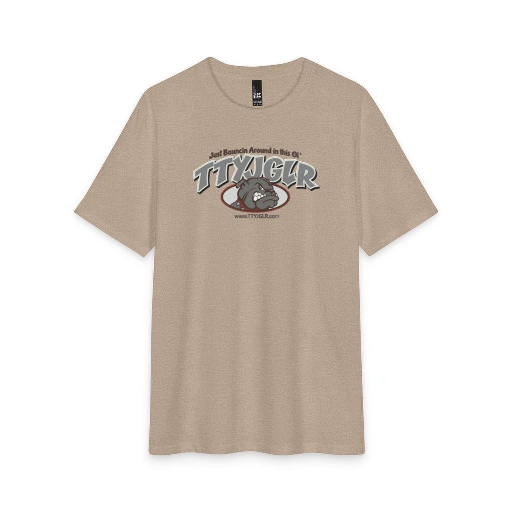 Soft Tri- Blend District T - TTYJGLR, Large Gritty Gray (unisex)