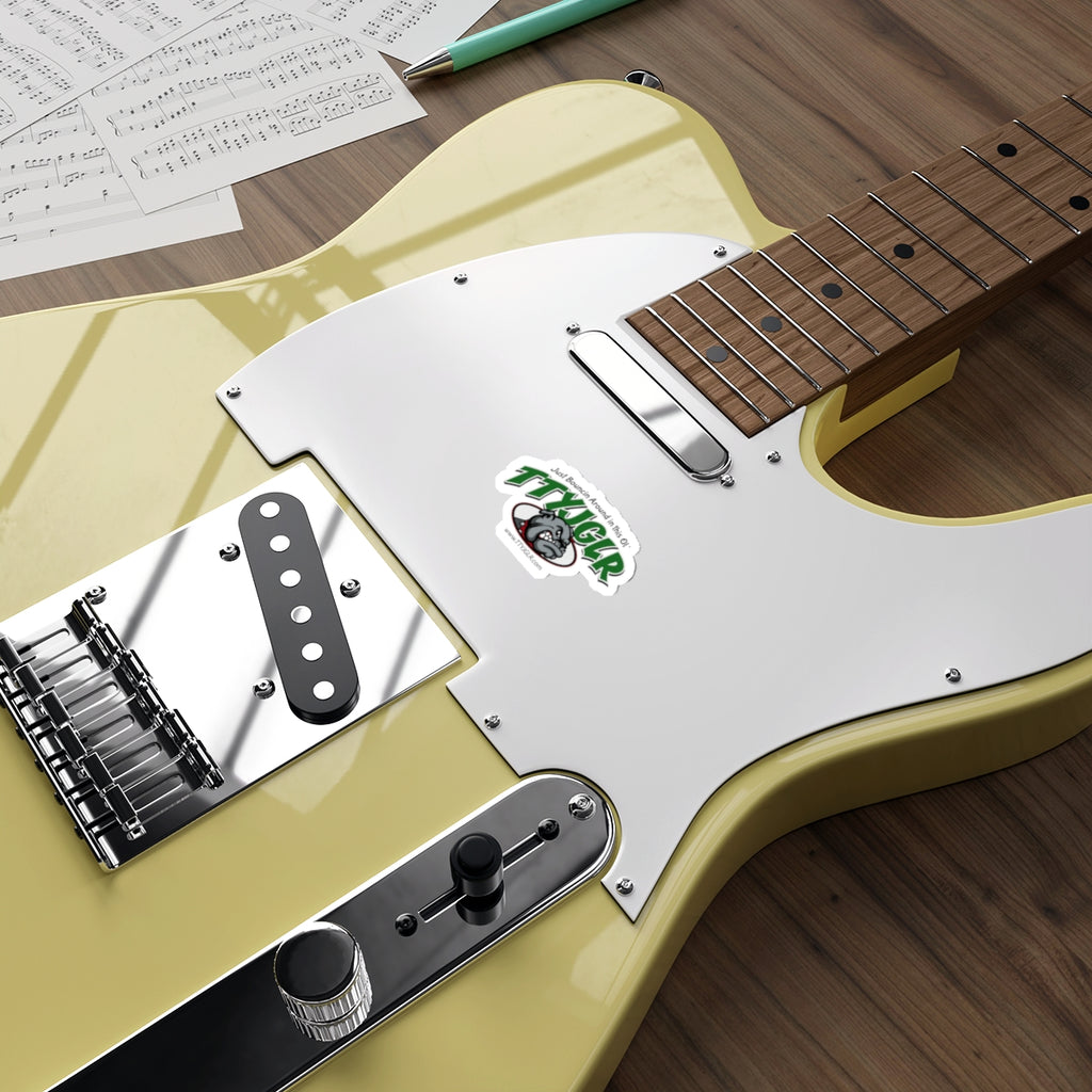 Die-Cut Stickers - TTYJGLR Bulldog Mean Green ("Just Bouncin Around in this Ol' TTYJGLR")