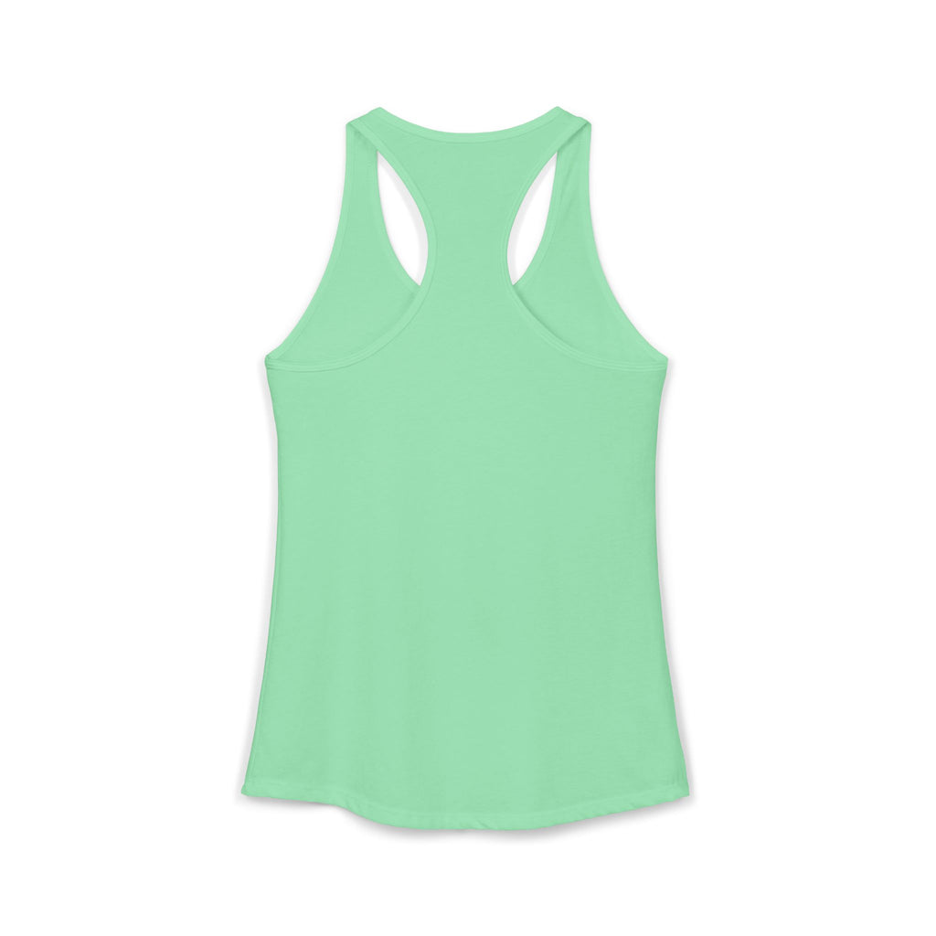 Women's Ideal Racerback Tank, Bulldog - Green (runs a little small)