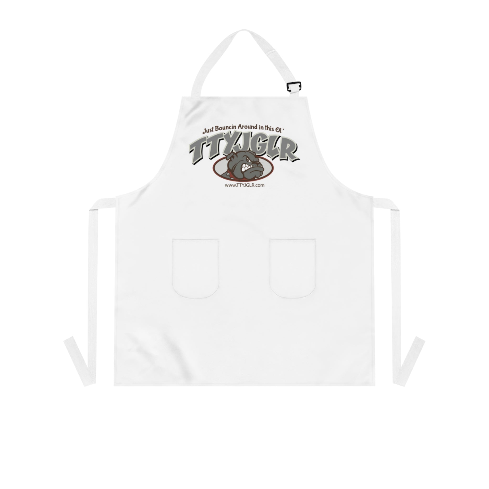 Fire House Cook Apron, TTYJGLR, Gray Bulldog.  This one is called "Demo D" for my boy Denny!!