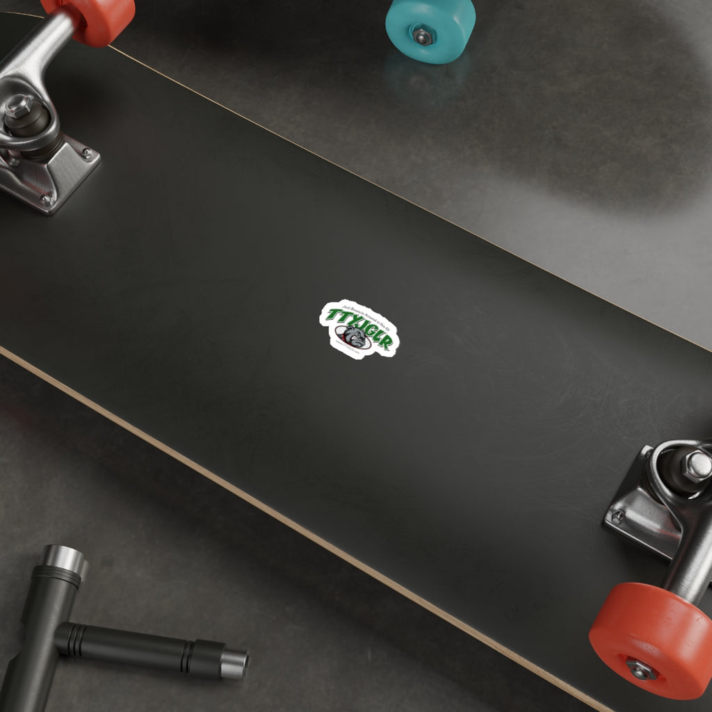 Die-Cut Stickers - TTYJGLR Bulldog Mean Green ("Just Bouncin Around in this Ol' TTYJGLR")