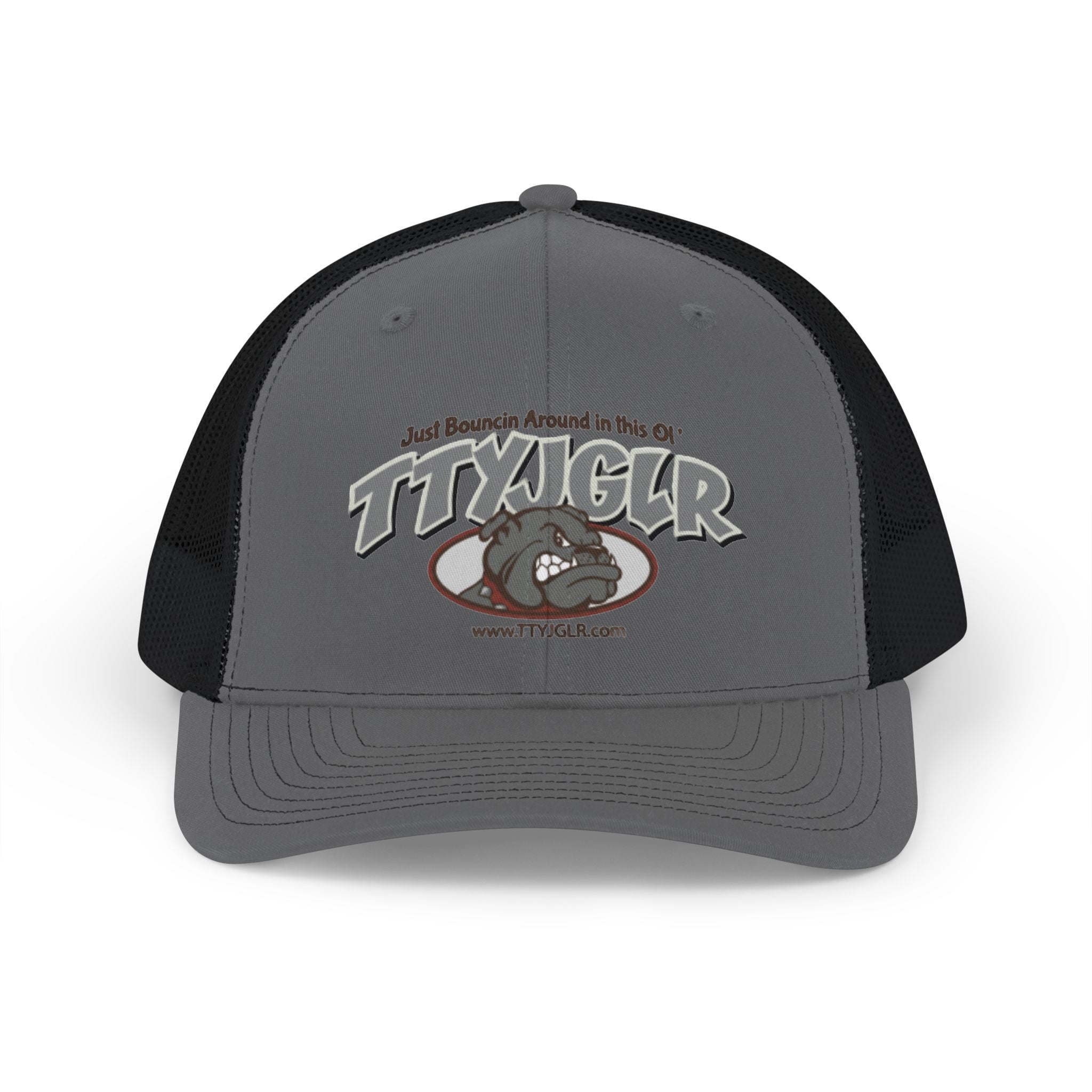 TTYJGLR Bull Dog Trucker Hat - Gray