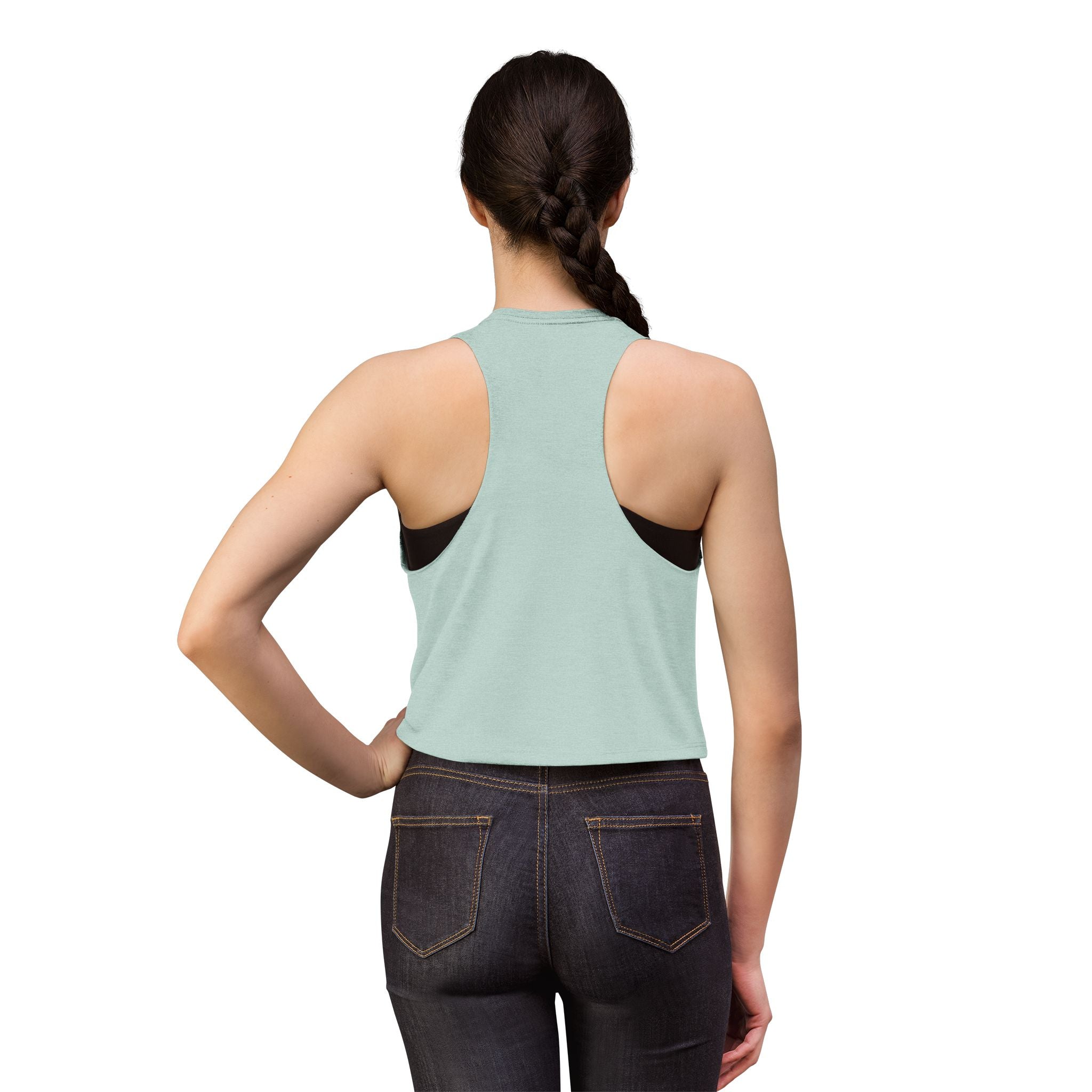 TTYJGLR Green Bulldog Logo - Women's Crop Top