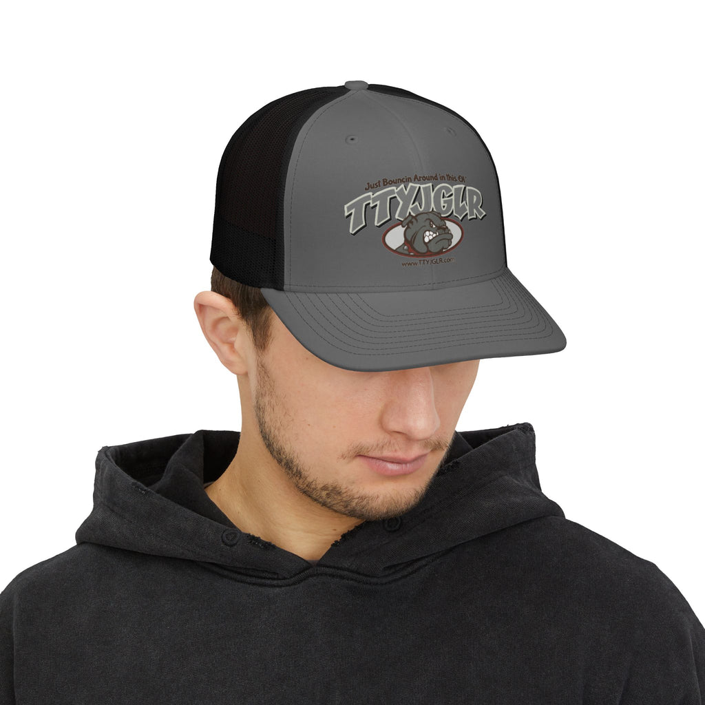 TTYJGLR Bull Dog Trucker Hat - Gray
