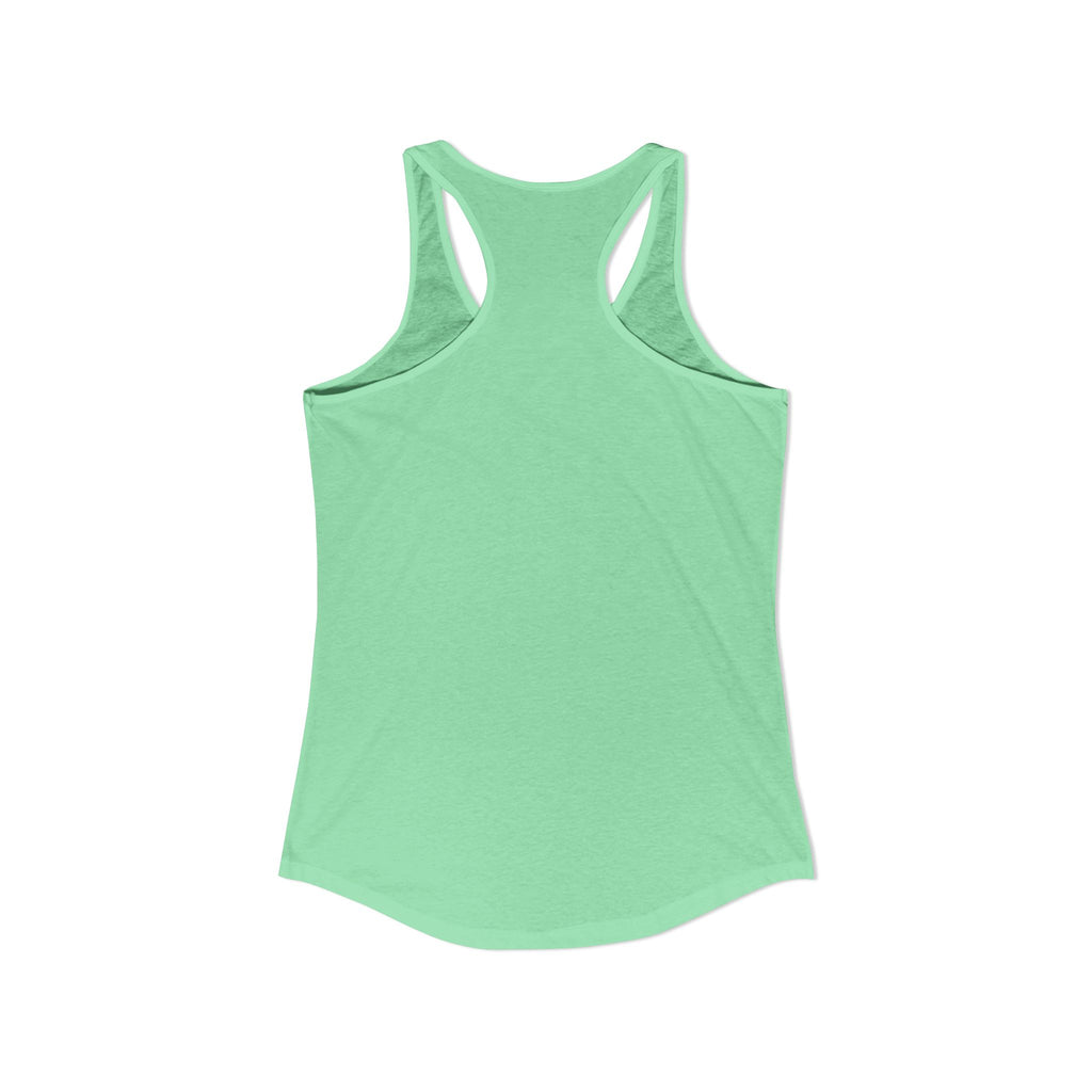 Women's Ideal Racerback Tank, Bulldog - Green (runs a little small)