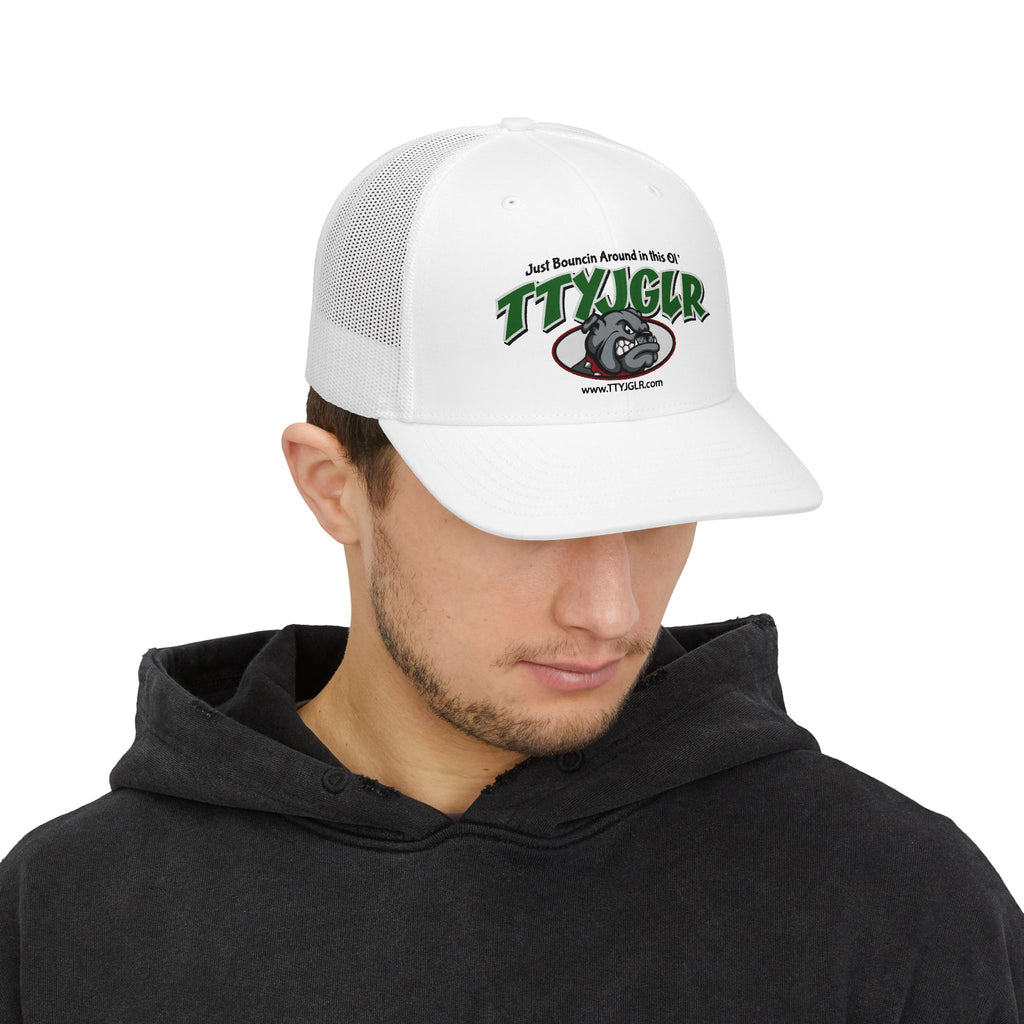 TTYJGLR Bull Dog Trucker Hat - Green