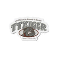 Gritty Gray TTYJGLR Die-Cut Magnet -  "Just Bouncin Around in this Ol' TTYJGLR"