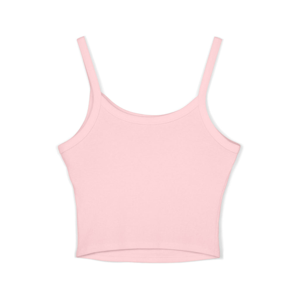 TTYJGLR Mean Green Bulldog Logo Crop Tank Top - Women's Spaghetti Strap Graphic Tank