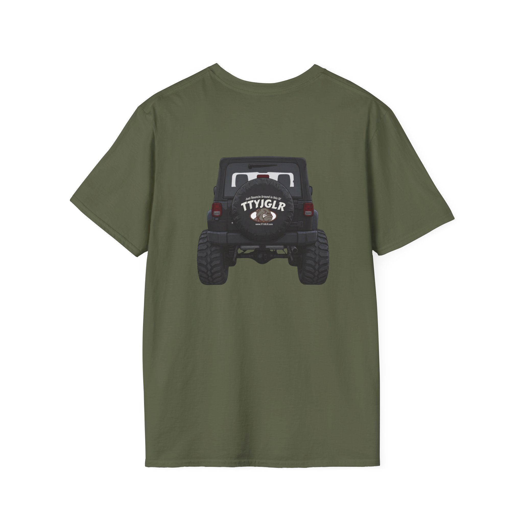 Unisex Softstyle T-Shirt - TTYJGLR Rear View